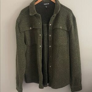 Toad & Co Green Shacket Size L